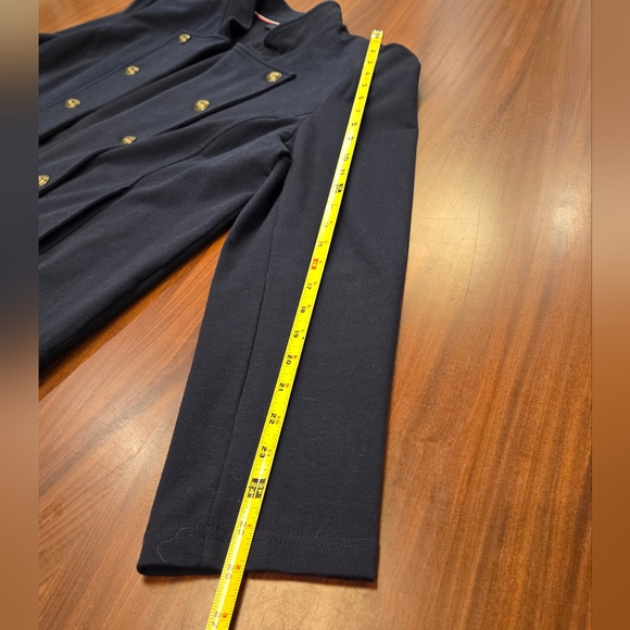 Tommy Hilfiger Women's Navy Military Band Jacket with Gold Buttons XL - Picture 13 of 15